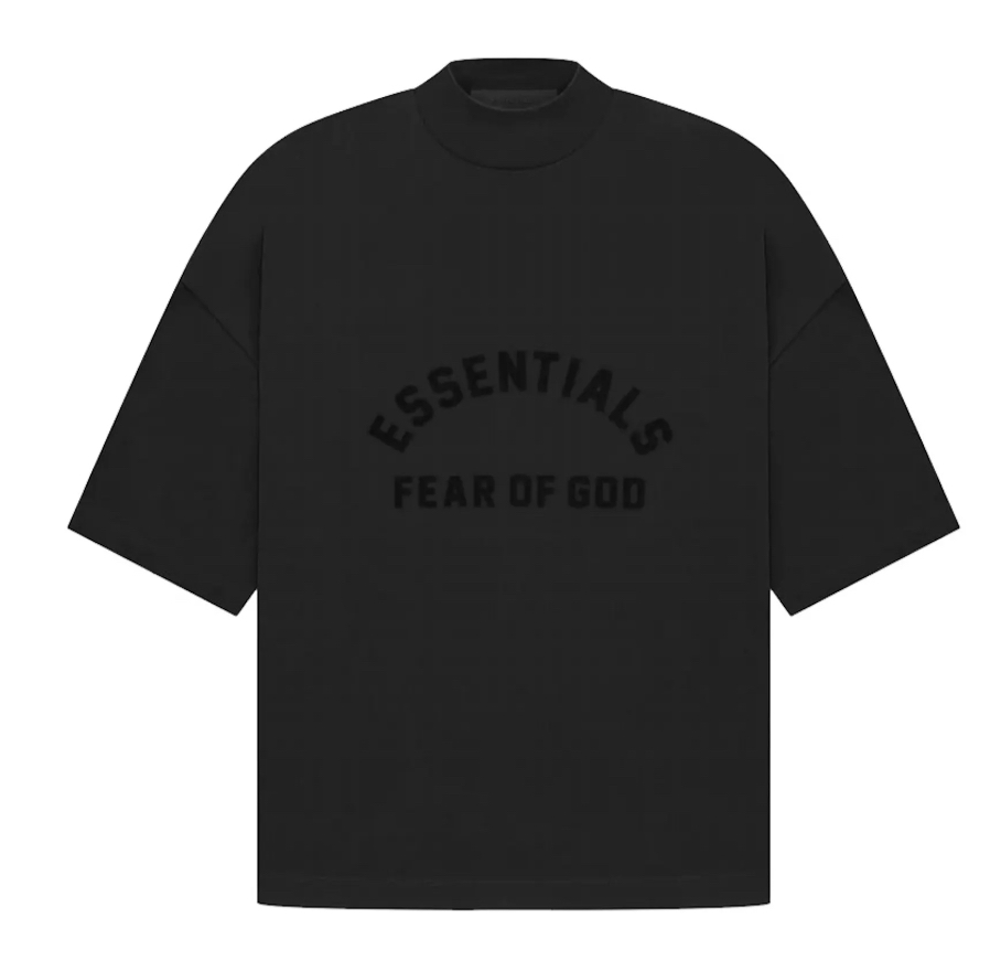 Fear Of God Essentials T-shirt Arch Logo Jet Black