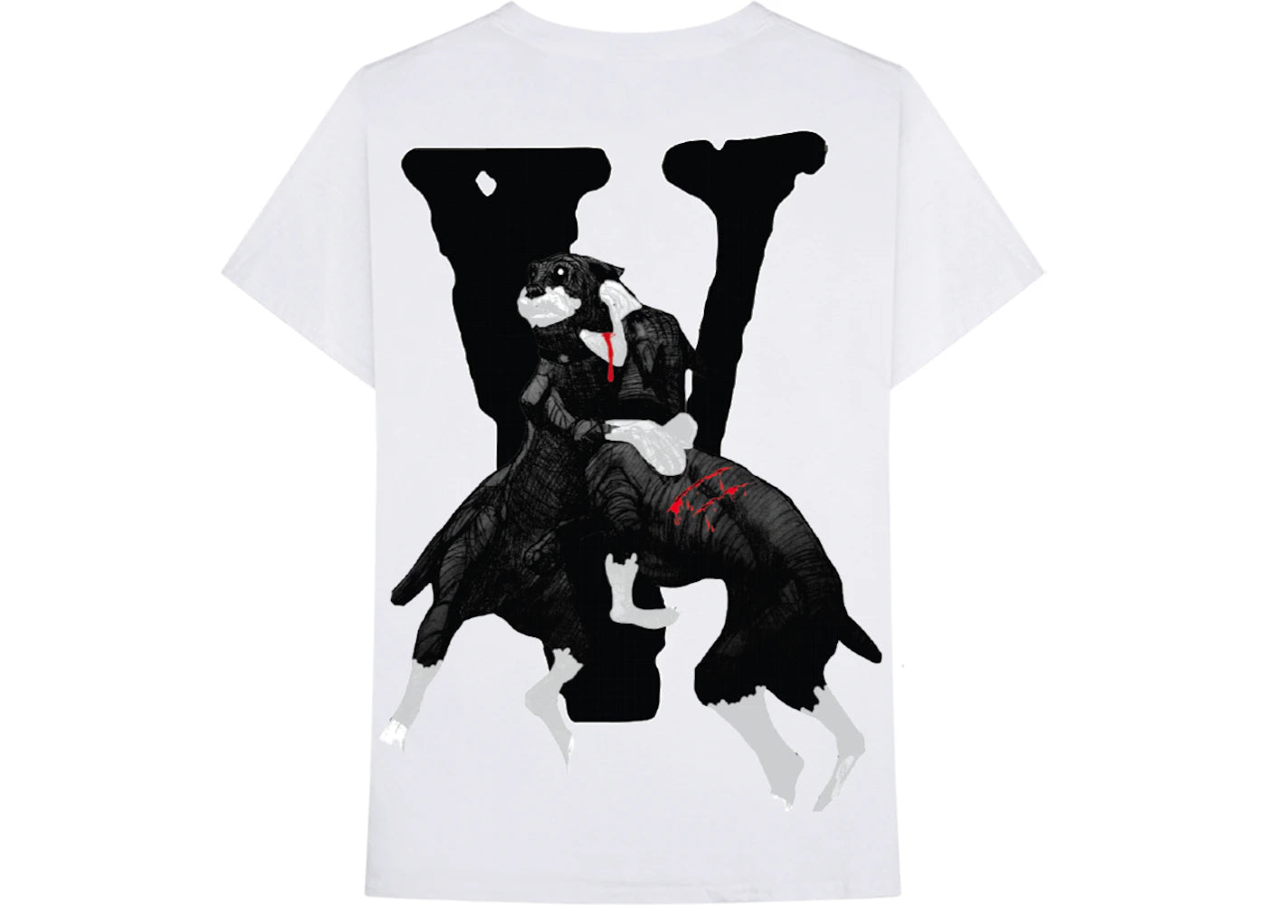 City Morgue x Vlone Dogs Tee White S/L/XL