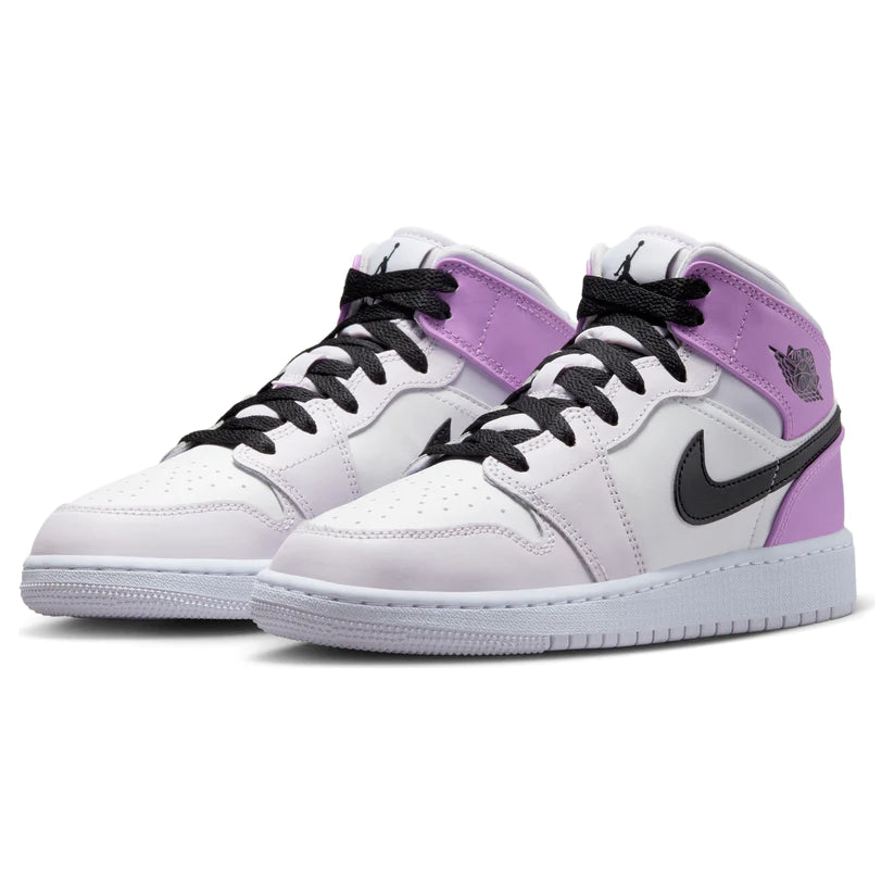 Nike Air Jordan 1 Mid Barely Grape (GS)