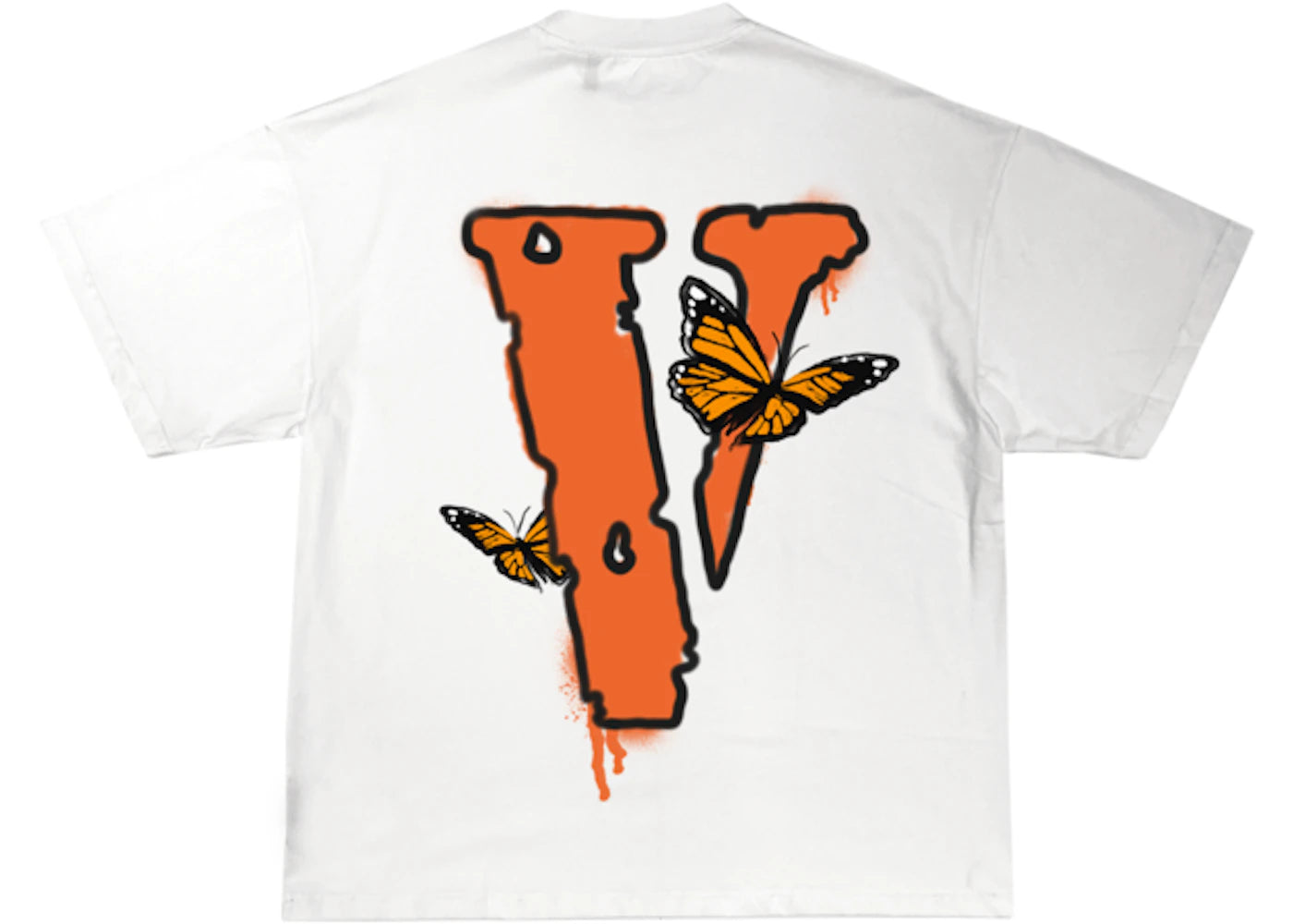 Juice Wrld x Vlone Butterfly T-shirt White L/XL